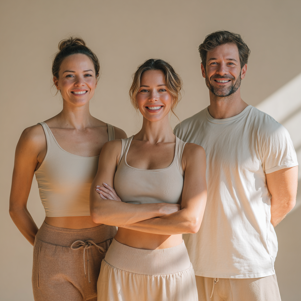 Йога студио с естествена светлина